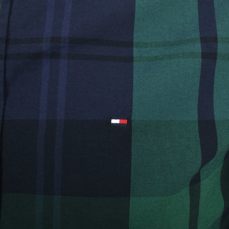Tommy Hilfiger Check Long Sleeve Shirt GreenTommy Hilfiger Check Long Sleeve Shirt Green Male XX Large